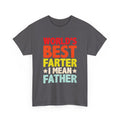 Funny Dad T-Shirt – "World's Best Farter I Mean Father" Father's Day Tee