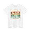 Dad and Step-Dad T-Shirt — "I Have Two Titles Dad and Step-Dad & I Rock Them Both" Retro Fathers Day Tee