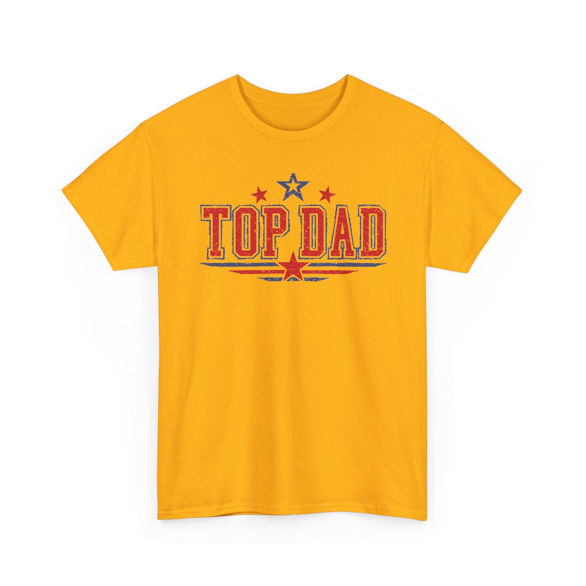 Top Dad T-Shirt – Patriotic Red & Blue Father’s Day Tee