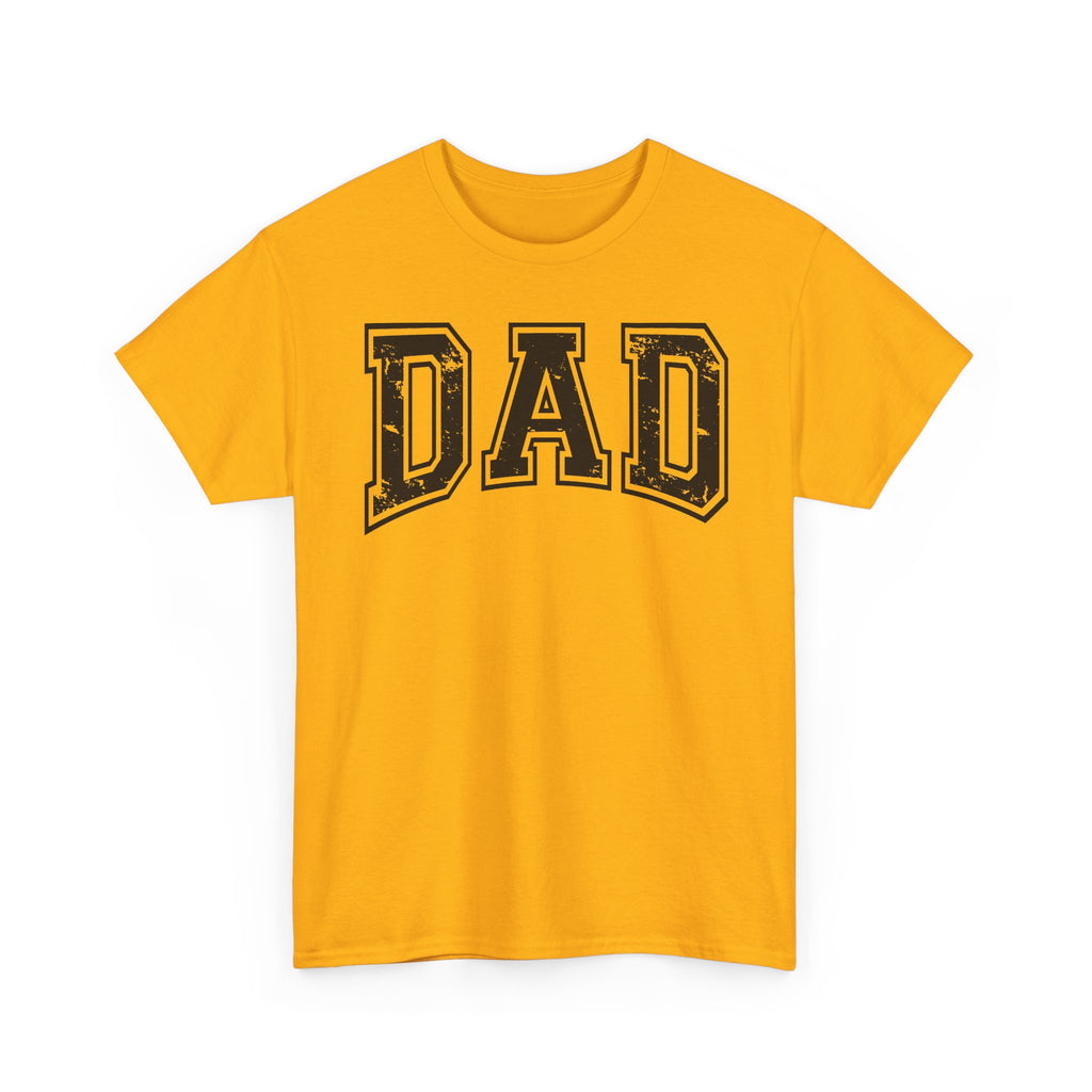 Dad Varsity T-Shirt — Vintage Collegiate "DAD" Tee for Father’s Day & Everyday Wear