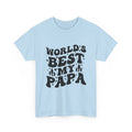 World's Best Papa T-Shirt — Vintage Retro Father's Day Tee
