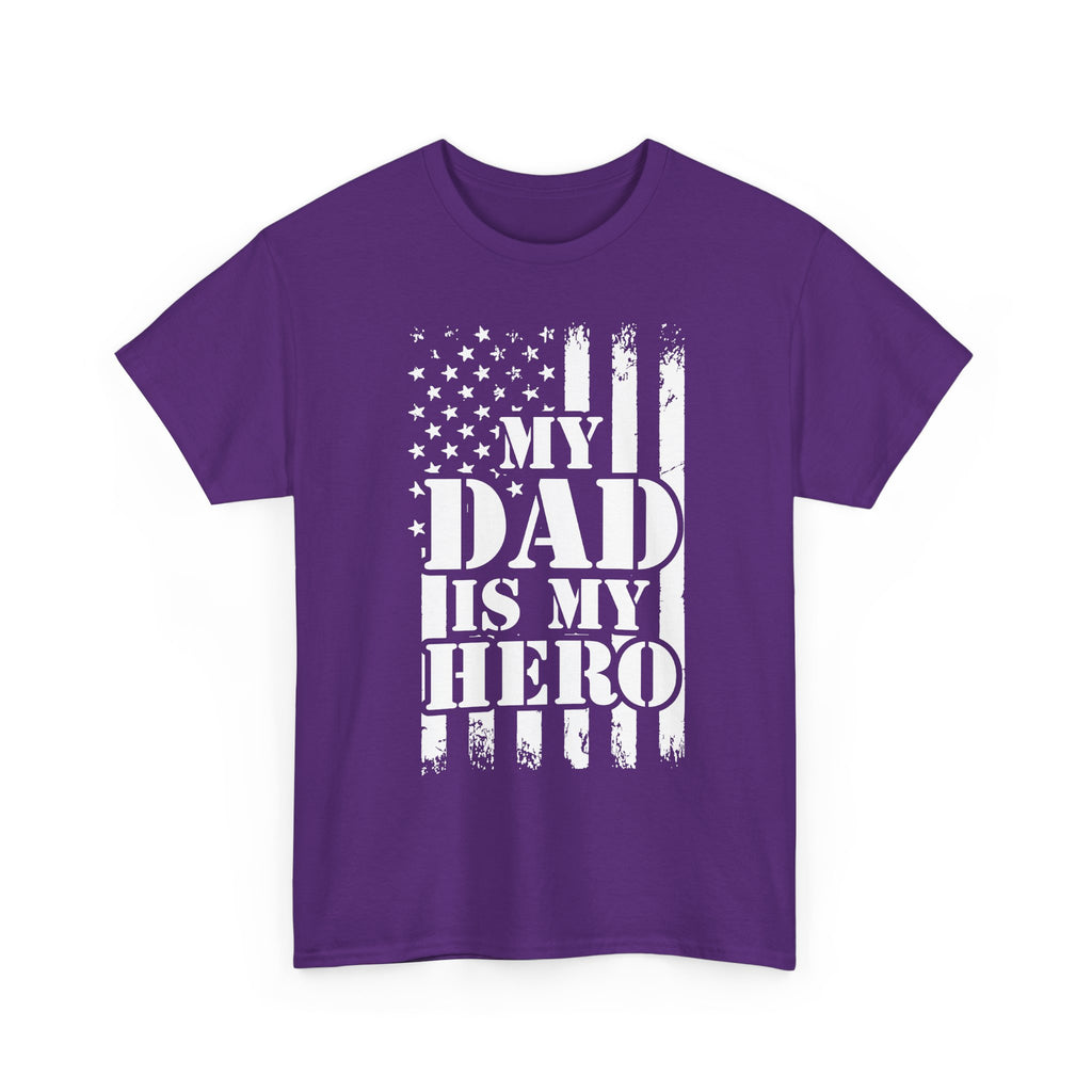 My Dad Is My Hero Flag T-Shirt