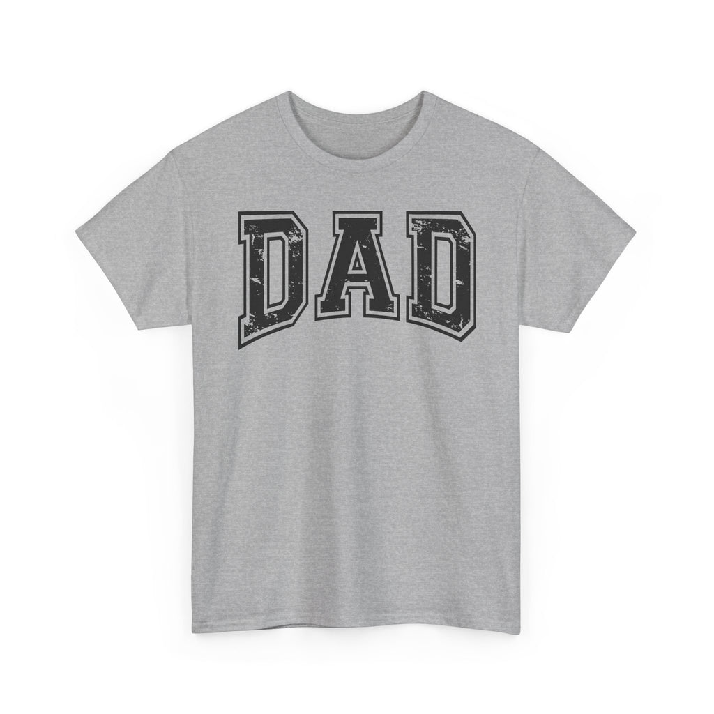 Dad Varsity T-Shirt — Vintage Collegiate "DAD" Tee for Father’s Day & Everyday Wear