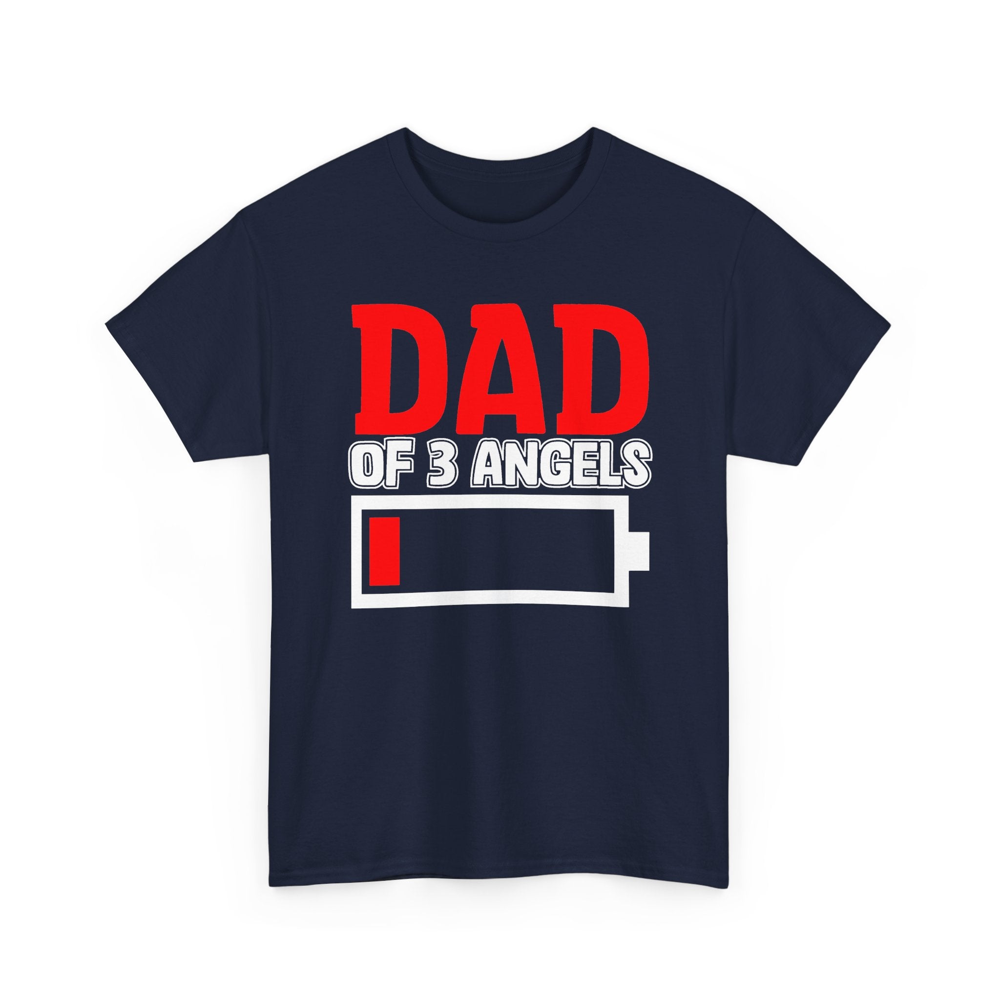 Dad T‑Shirt — Bold Red 'DAD' Graphic Tee for Father’s Day & Everyday Wear