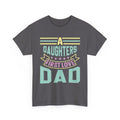 Dad T-Shirt — “A Daughter’s First Love” Pastel Graphic Tee for Father’s Day
