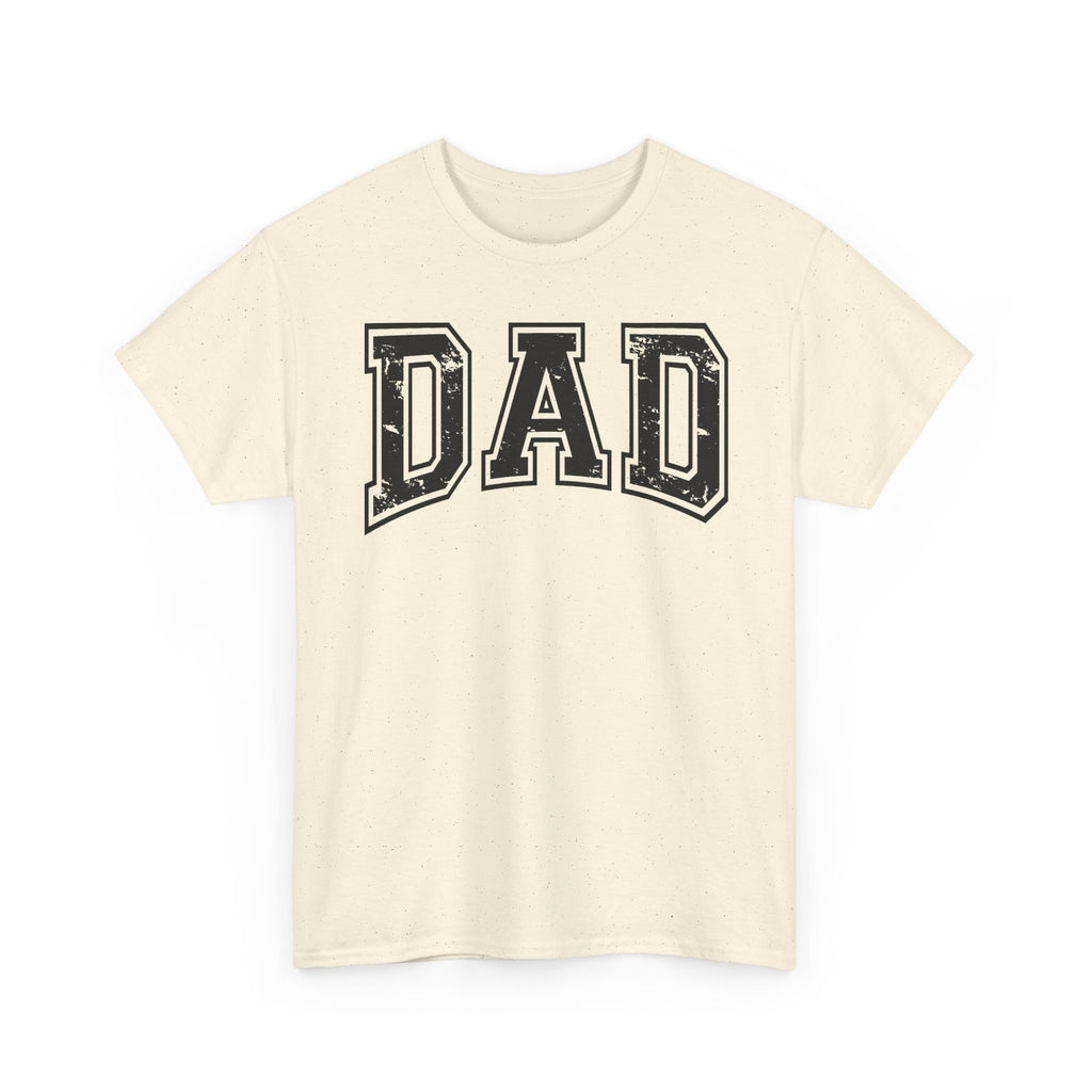 Dad Varsity T-Shirt — Vintage Collegiate "DAD" Tee for Father’s Day & Everyday Wear