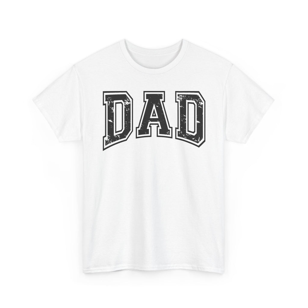 Dad Varsity T-Shirt — Vintage Collegiate "DAD" Tee for Father’s Day & Everyday Wear