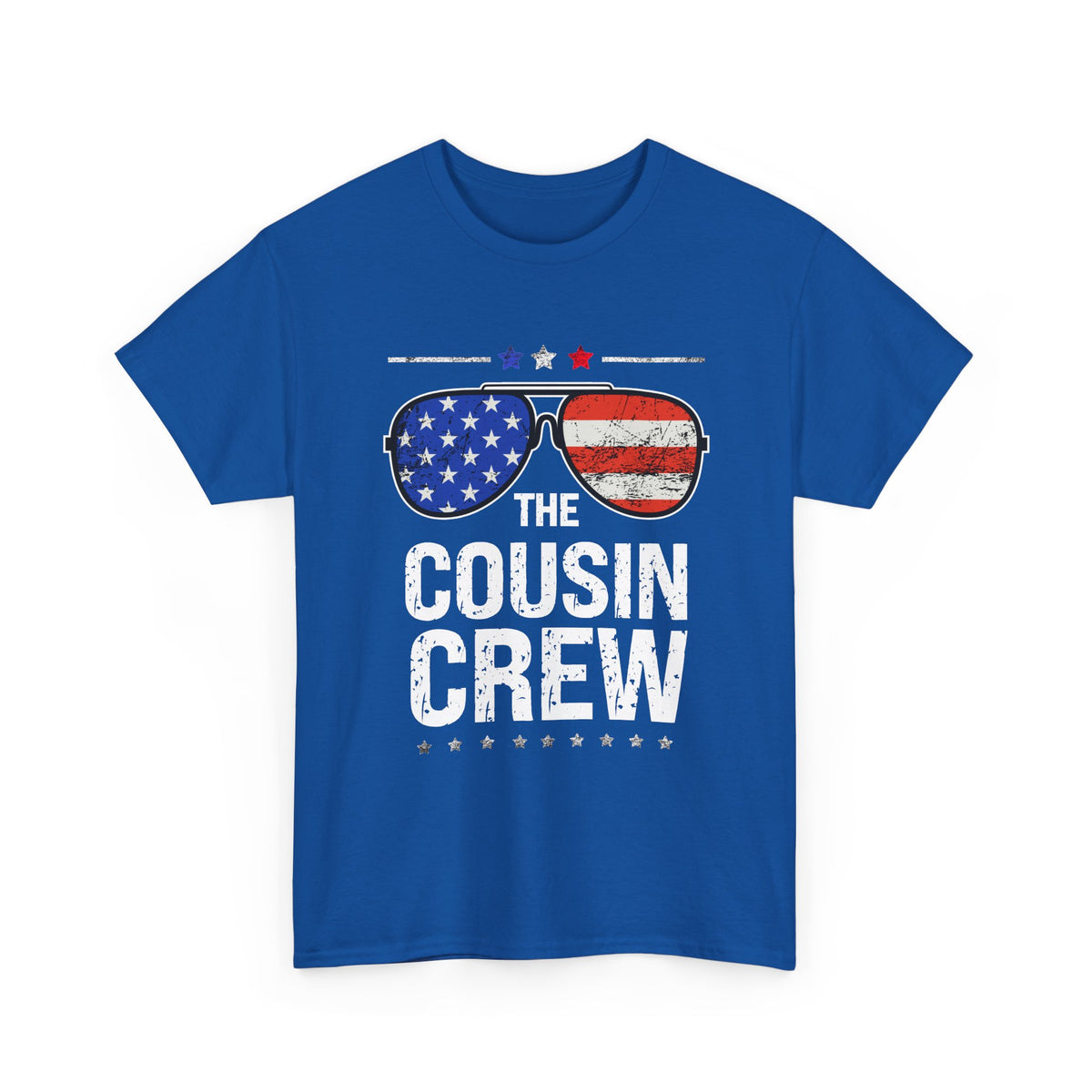 Cousin Crew T-Shirt – Patriotic American Flag Sunglasses Tee